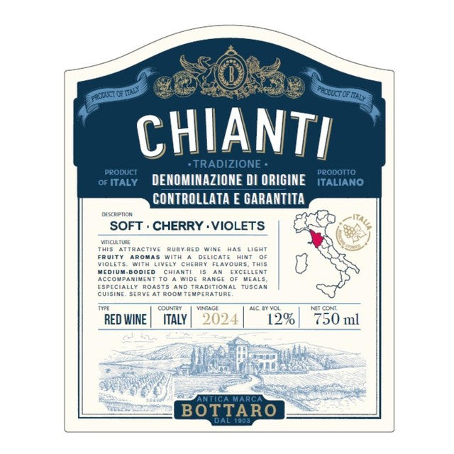 Gonzalez Byass Bottaro Chianti DOCG 2024 75cl (British brand)