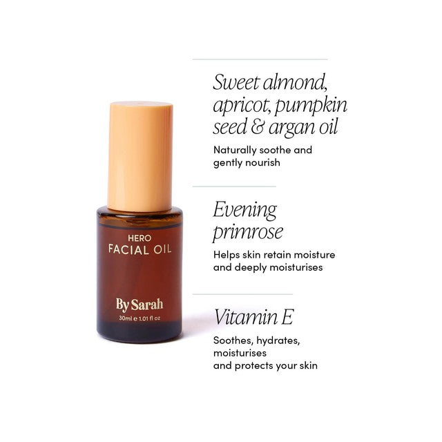 By Sarah fragrance free facial oil 30ml - British product