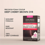 John Frieda hair dye Deep Cherry Brown 3VR, UK version