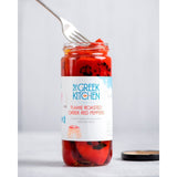Olive Branch flame roasted Greek red peppers 450g (British brand)