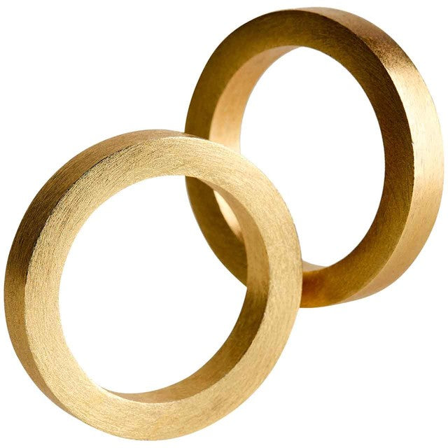 M&S metallic napkin rings set of 4, imported from the UK