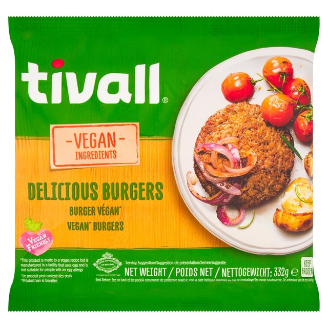 Tivall vegan burger 332g (British brand)