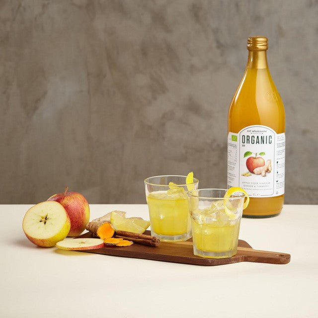 Eat Wholesome ginger and turmeric apple cider vinegar 1L - British product