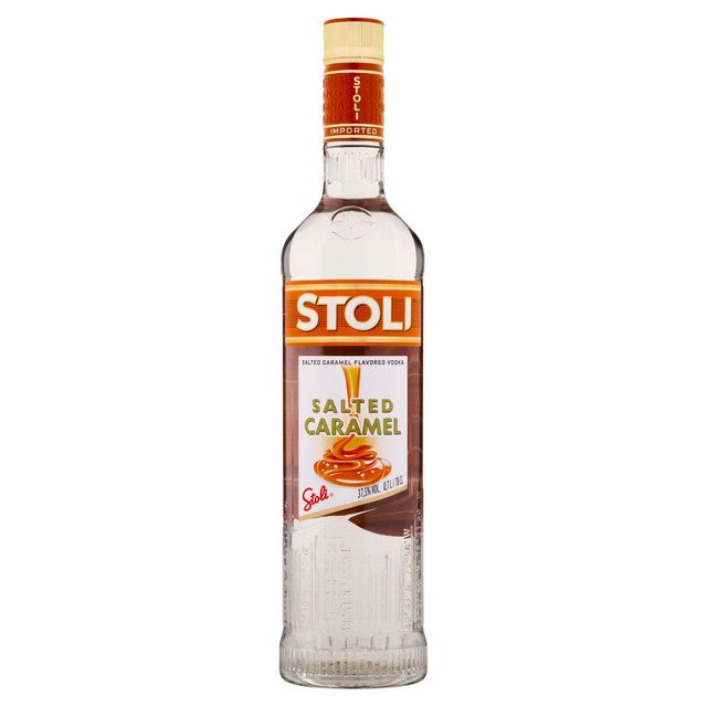 Stoli salted caramel vodka 70cl (British brand)
