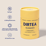 DIRTEA Cordyceps Mushroom Gummies Mixed Berries - British product