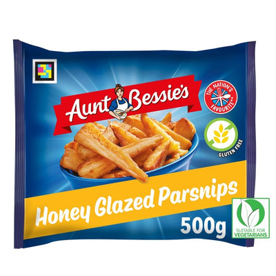 Aunt Bessie's glasiertes Pastinaken-Gemüse mit Honig, gefroren, 500g