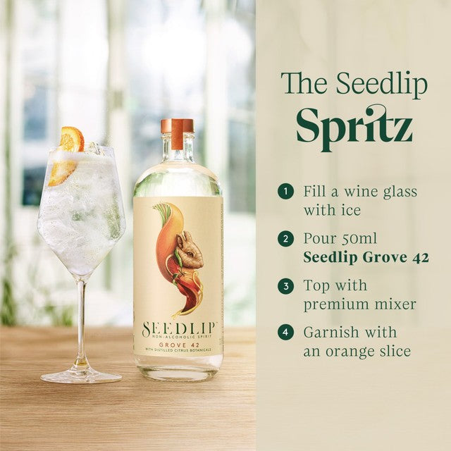Seedlip Grove 42 alcohol-free spirit 70cl (British brand)