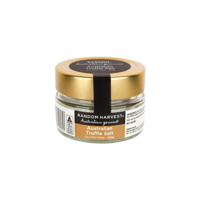 Random Harvest Australian Truffle Salt 100g, imported from the UK
