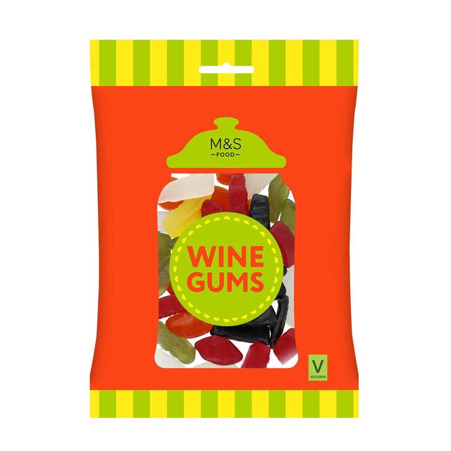 Marks and Spencer Wine Gums 225g, imported from the UK