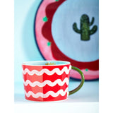 Eleanor Bowmer Electric Coast Sun Mug stoneware 13.5cm, imported from the UK
