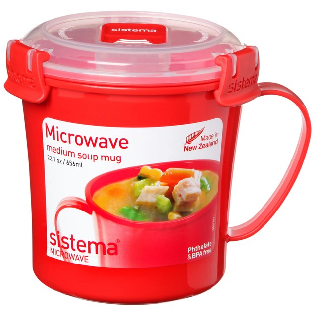 Sistema plastic soup mug 656ml (British brand)