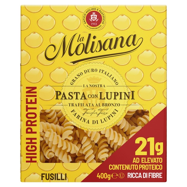 La Molisana Lupin Fusilli 400g, UK version