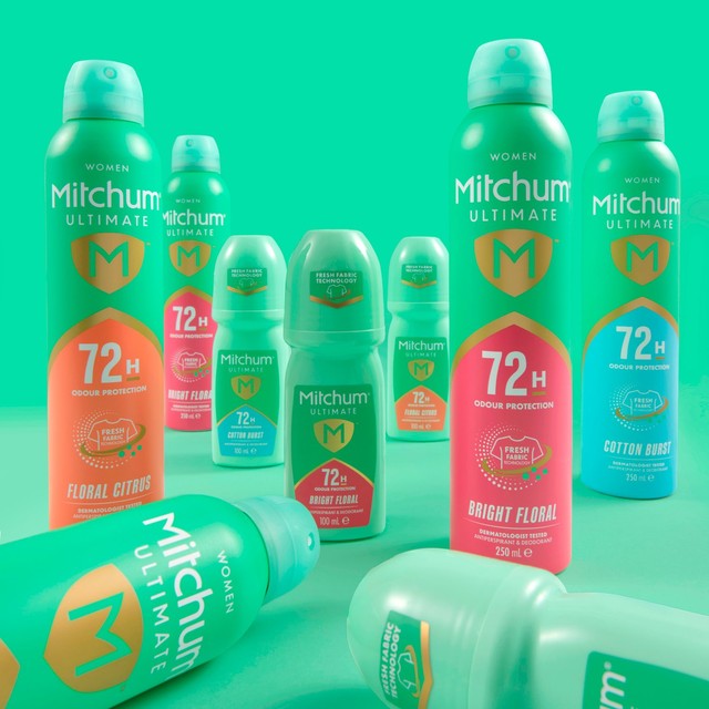 Mitchum deodorant roll-on Floral Citrus - British product