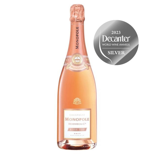 Heidsieck Monopole Rose Top Champagne 75cl, UK version