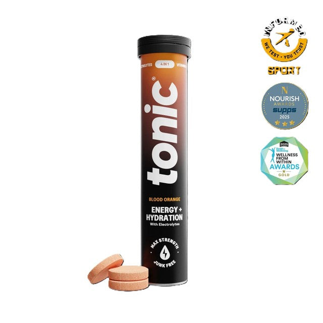 Tonic Health Energy Hydration Effervescent Tablets 20 pack (British brand)