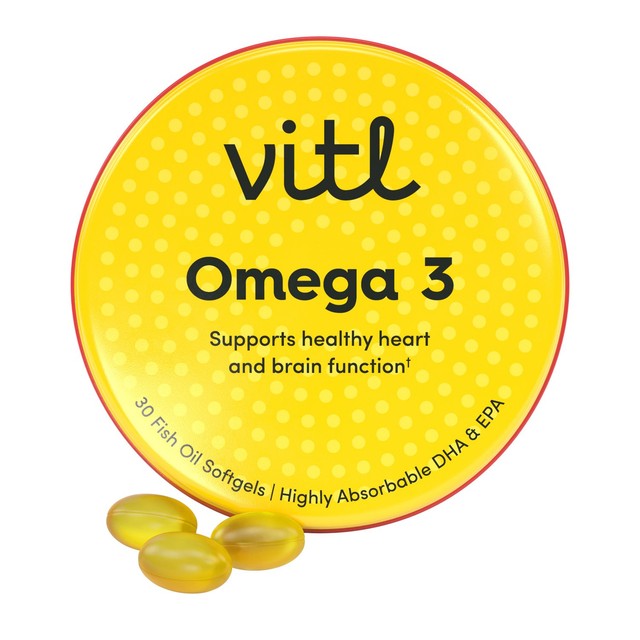 VITL Omega 3 softgels 30 pack (British brand)