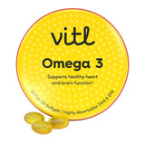 VITL Omega 3 softgels 30 pack (British brand)