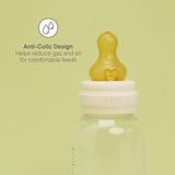 BIBS natural rubber latex fast flow bottle teat 4m+, UK version