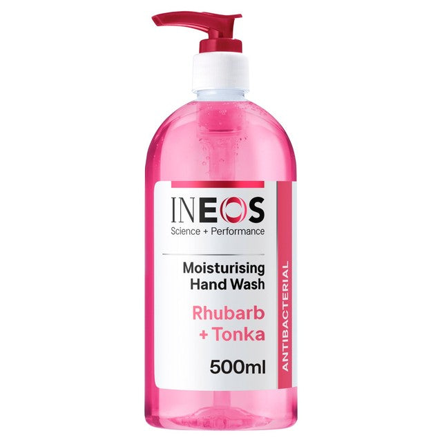 INEOS hand wash Rhubarb & Tonka 500ml, UK version