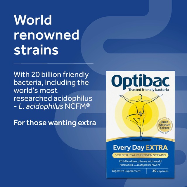 Optibac Probiotics Every Day Extra 90 Capsules, imported from the UK