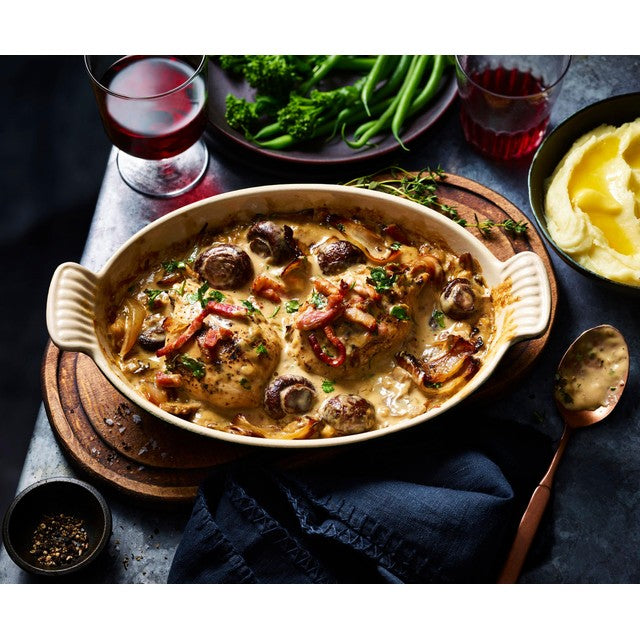 M&S Chicken Forestiere main course 585g, imported from the UK