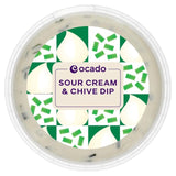 Ocado sour cream and chive dip 200g, imported from the UK