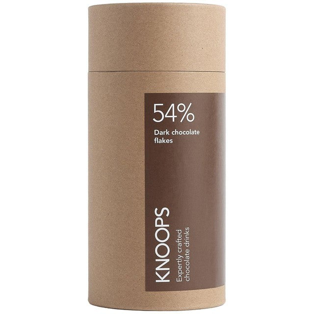 Knoops 54% dark hot chocolate flakes 250g, UK version