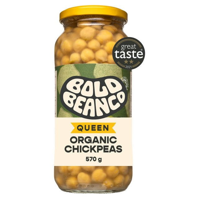 Bold Bean Co Organic Chickpeas 570g - British product