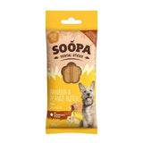Soopa banana and peanut butter dental stick dog treat 100g (British brand)