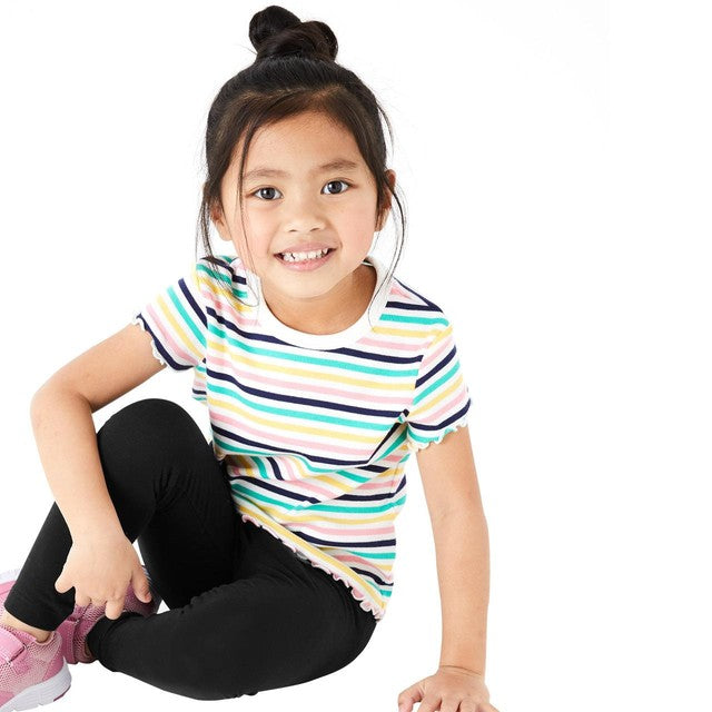 M&S girls cotton leggings black for 3-4 years, imported from the UK