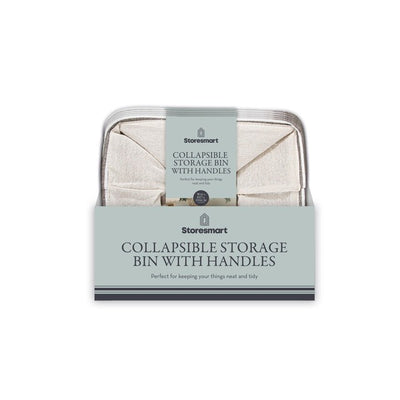 M&S Gem Imports Collapsible Fabric Storage Bin with Handles Household Storage Bin- Buy online at McGrocer