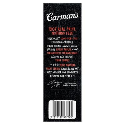 Sapphire Carmans Kitchen Apfel & Erdbeer Fruchtriegel Fruchtsnack 5 x 14g