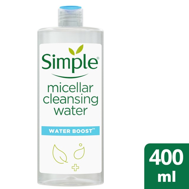 Simple Water Boost Micellar Cleansing Water 400ml (British brand)