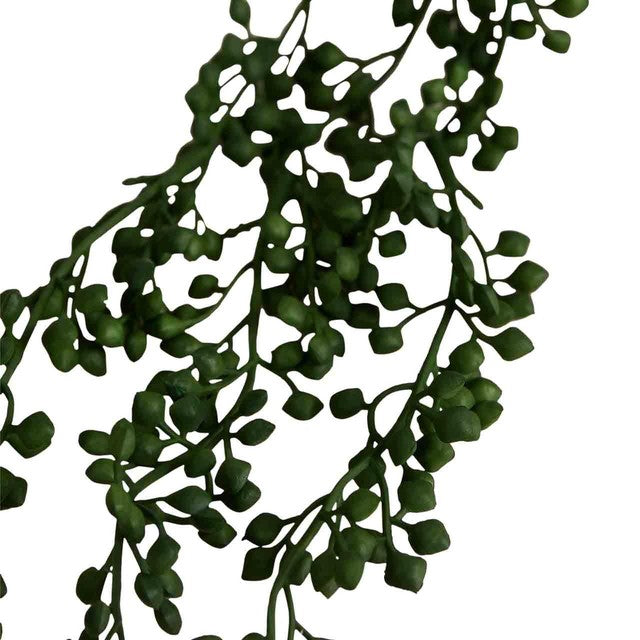 M&S artificial string of pearls ceramic pot, imported from the UK