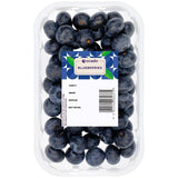 Arándanos frescos Ocado, envase de plástico de 250 g, importados del Reino Unido.