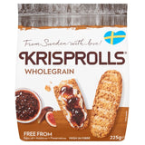 Pagen Krisprolls wholegrain crispbread 225g, imported from the UK
