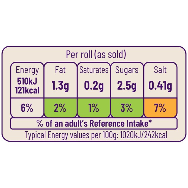 Ocado soft brown rolls 6 pack, imported from the UK