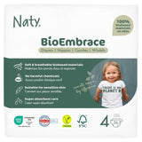 Naty BioEmbrace nappies Size 4 (7-18kg), imported from the UK