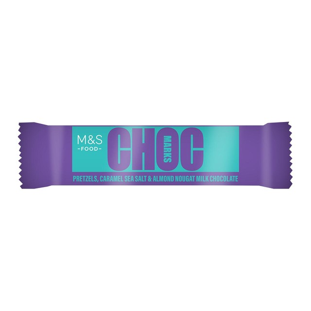 M&S Choc Marks milk chocolate bar 50g, imported from the UK
