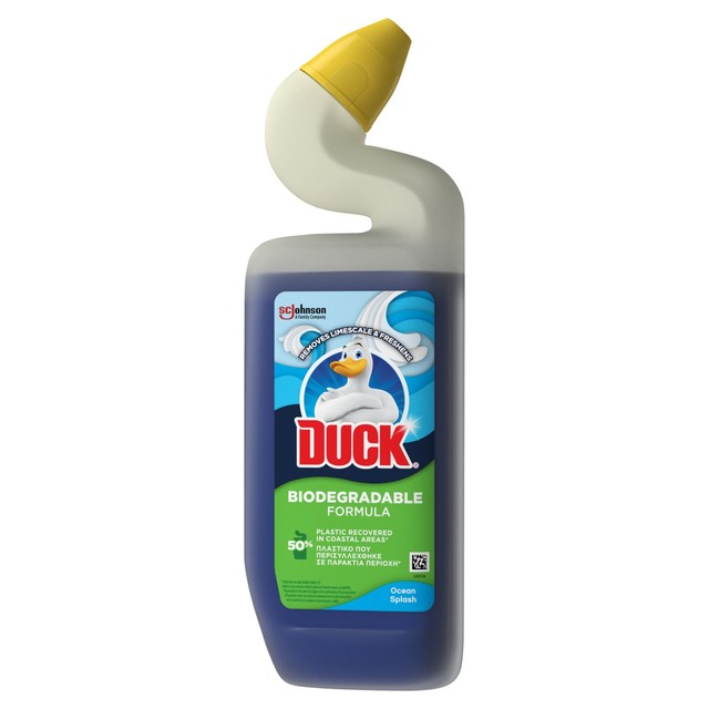 Toilet Duck biodegradable toilet cleaning liquid Ocean Splash 750ml - British product