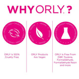 Orly Kiss The Bride nail polish 18ml, imported from the UK