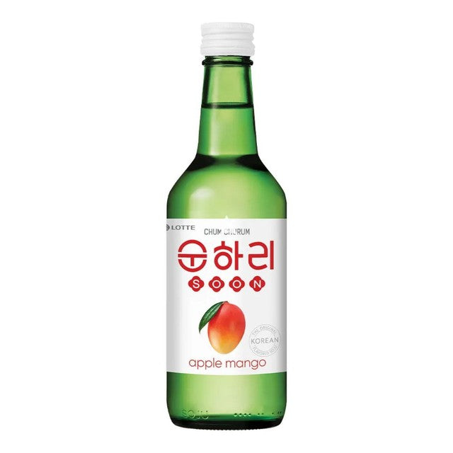 Lotte Chum Churum mango soju 12% ABV - British product