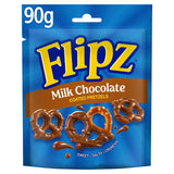 Flipz Milk Chocolate Coated Pretzels 90g - British product