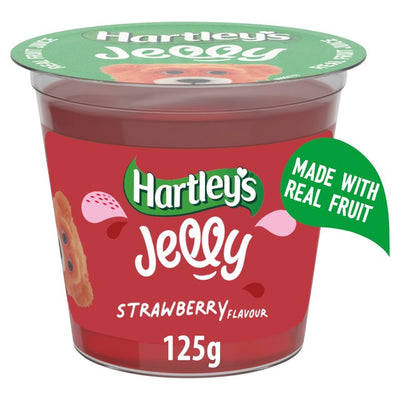 Pot de gelée à la fraise Hartley's, gelée prête à manger, 125g