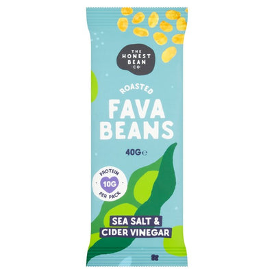 M&S Honest Bean Roasted Fava Bean Sea Salt & Cider Vinegar Pulse Snack 40g- Buy online at McGrocer