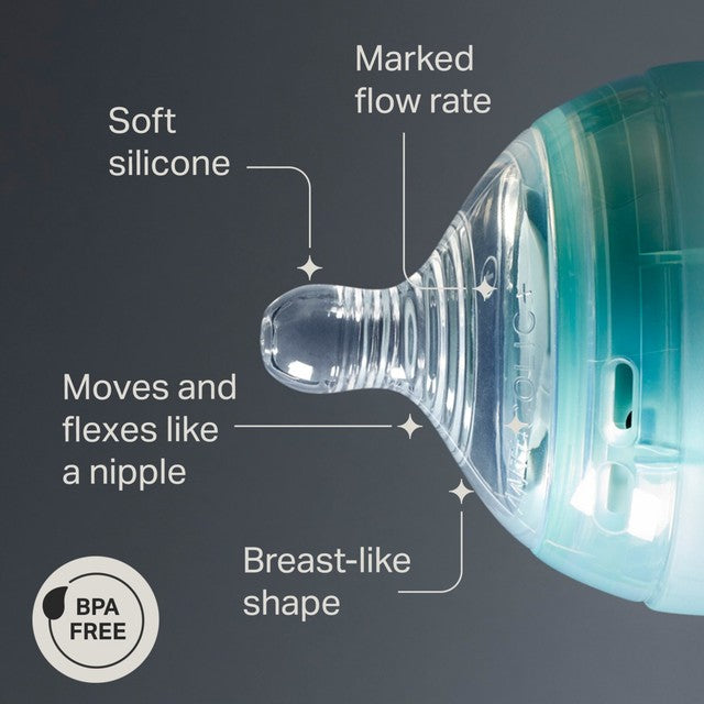 Tommee Tippee medium flow teats pack of 2 (British brand)