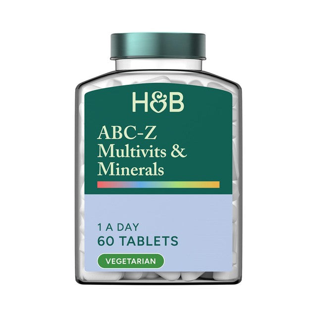 Holland & Barrett ABC to Z multivitamin tablets 60 tablets, UK version