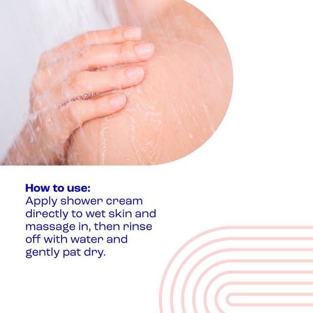 E45 emollient shower cream for dry sensitive skin 200ml - British product