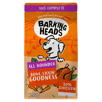 M&S Barking Heads Bowl Lickin' Goodness Chicken Dry Dog Food 2kg- Buy online at McGrocer