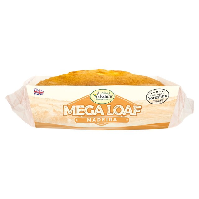 Yorkshire Baking Co Madeira MEGA Loaf sponge cake, imported from the UK